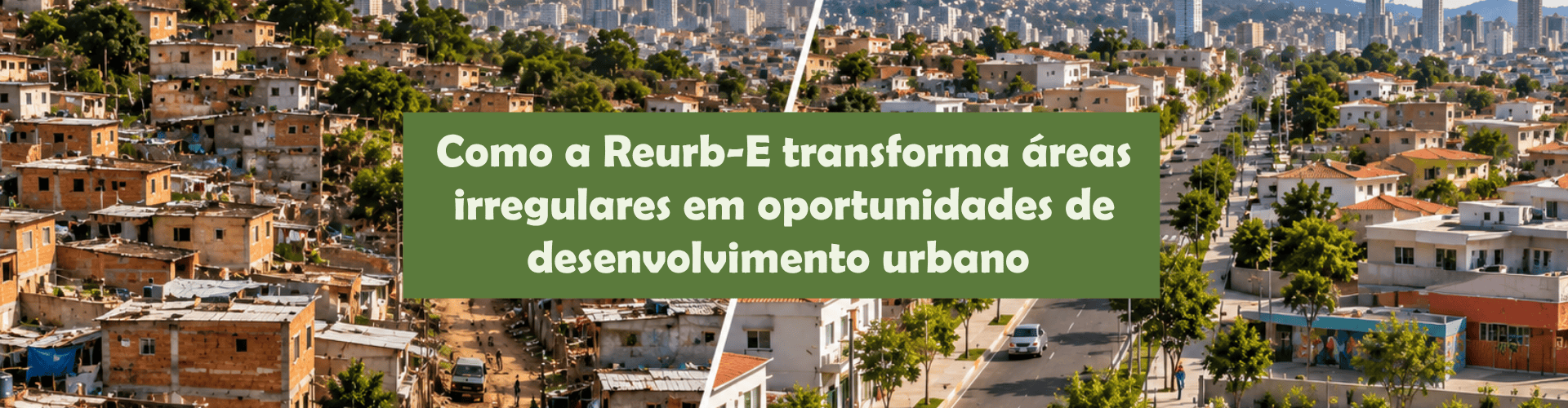 Entenda como a Reurb-E regulariza áreas urbanas, promove segurança jurídica e contribui para o desenvolvimento ordenado dos municípios.